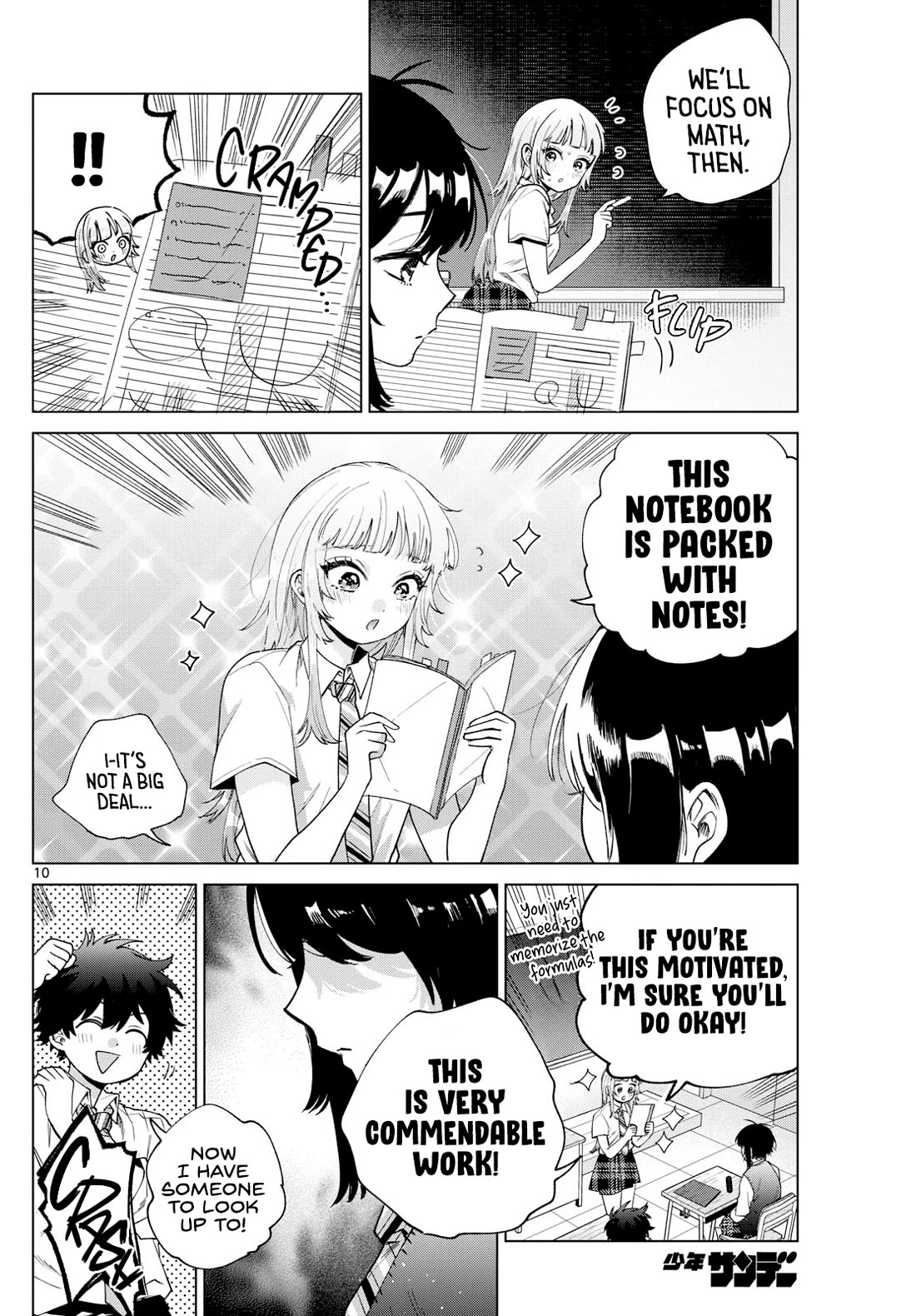 Momose Akira's First Love is a Failure. Chapter 41 page 10 - Chapter 41: Studying With the Class Rep