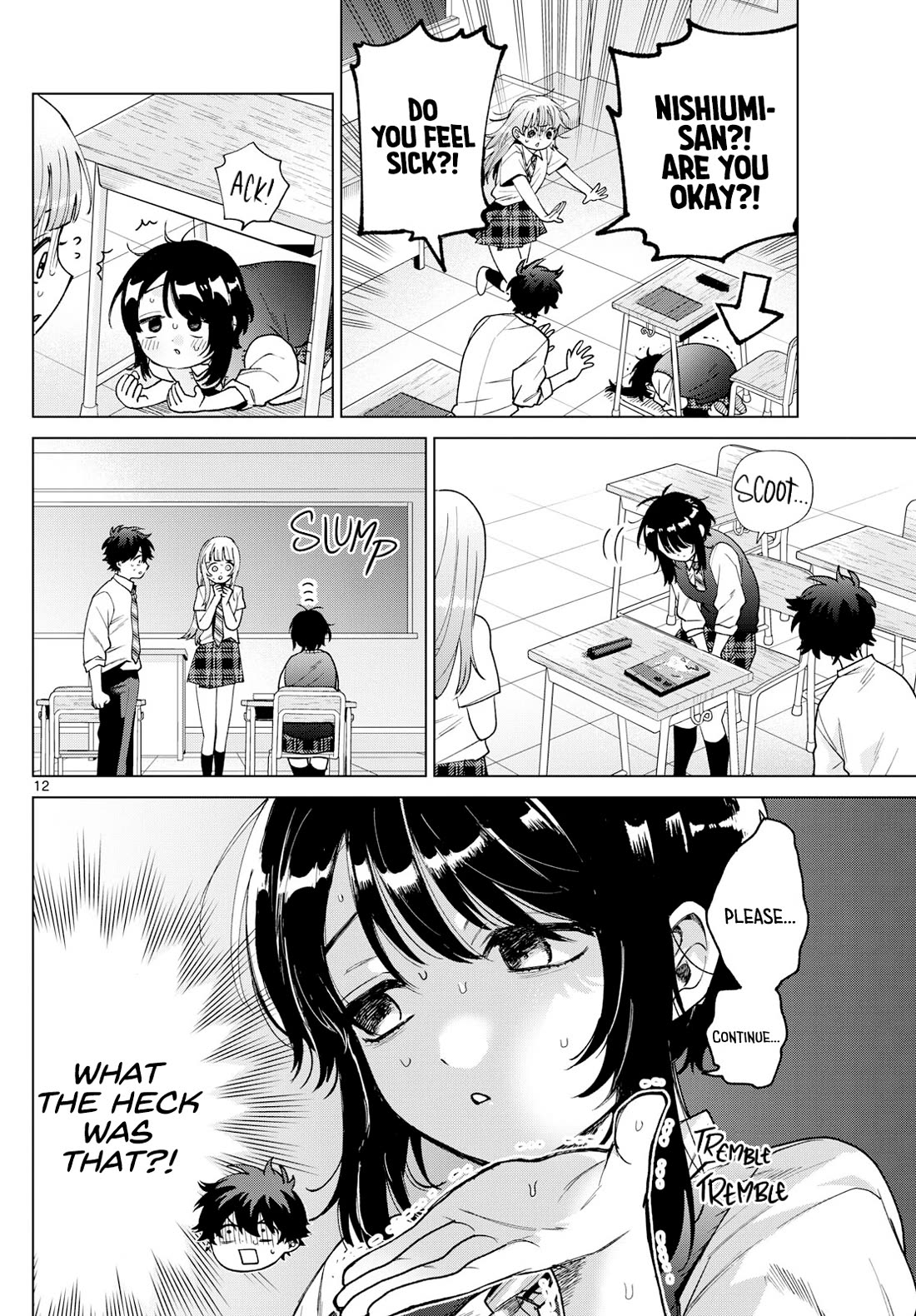 Momose Akira's First Love is a Failure. Chapter 41 page 12 - Chapter 41: Studying With the Class Rep
