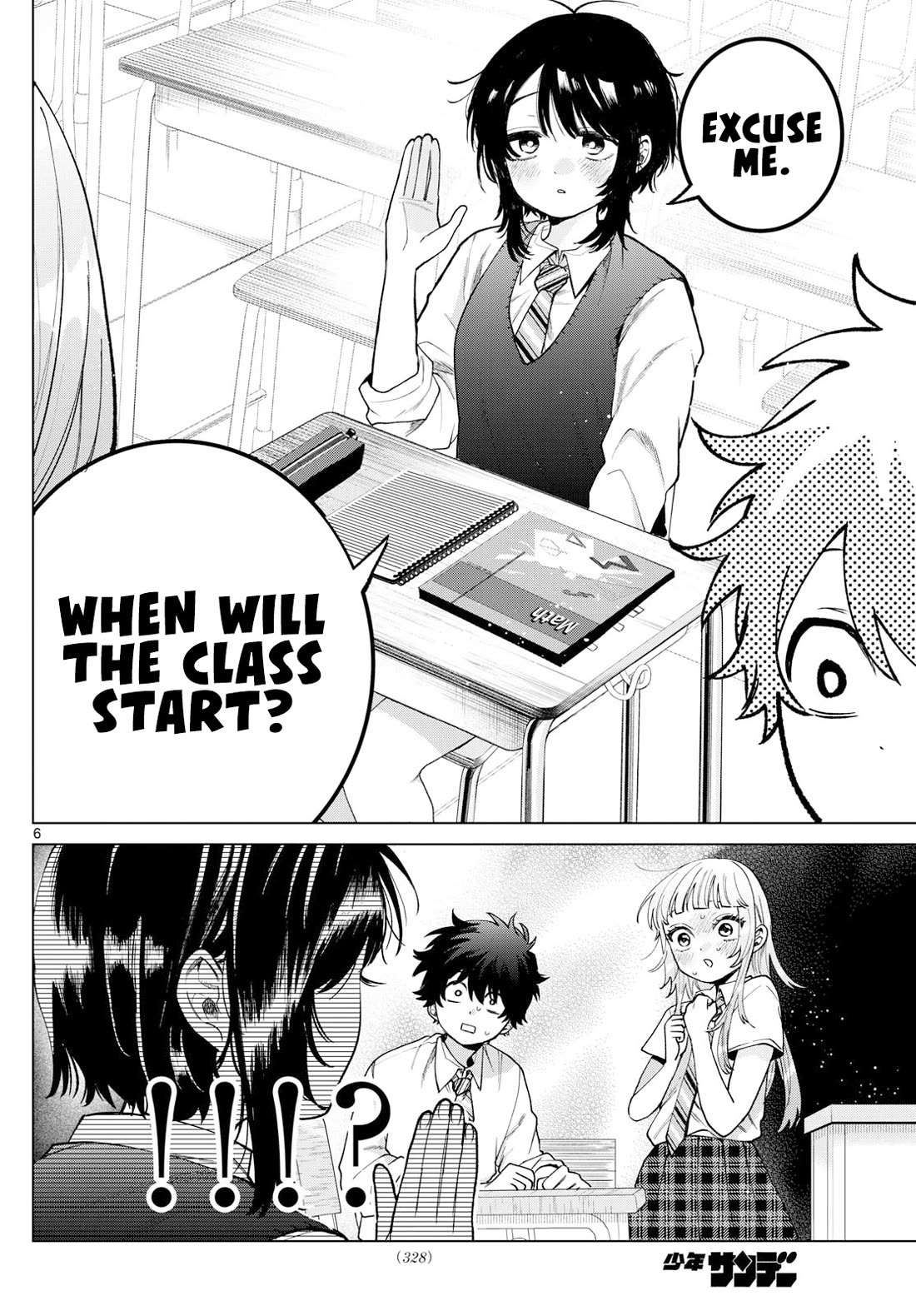 Momose Akira's First Love is a Failure. Chapter 41 page 6 - Chapter 41: Studying With the Class Rep