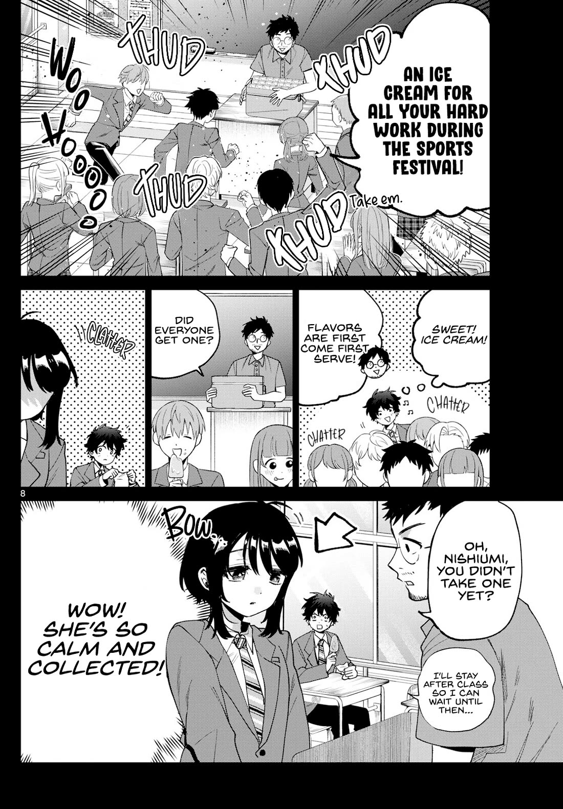 Momose Akira's First Love is a Failure. Chapter 41 page 8 - Chapter 41: Studying With the Class Rep