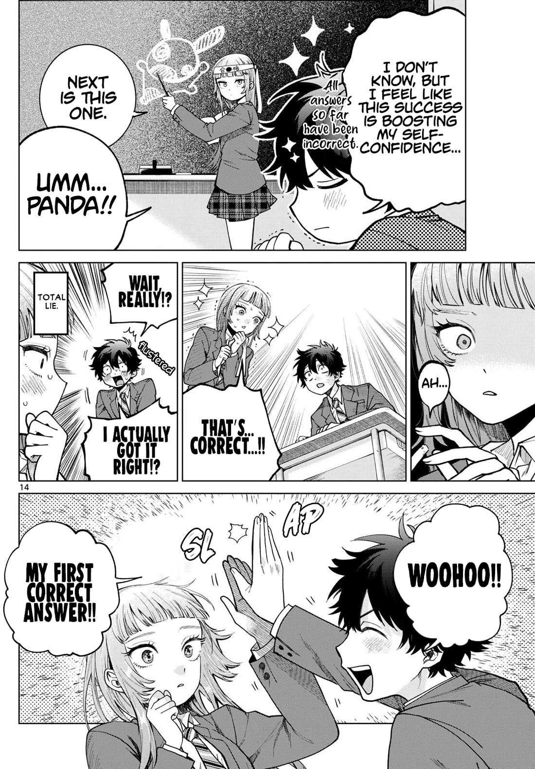 Momose Akira's First Love is a Failure. Chapter 6 page 14 - Chapter 6: A class with a ridiculously high difficulty level.