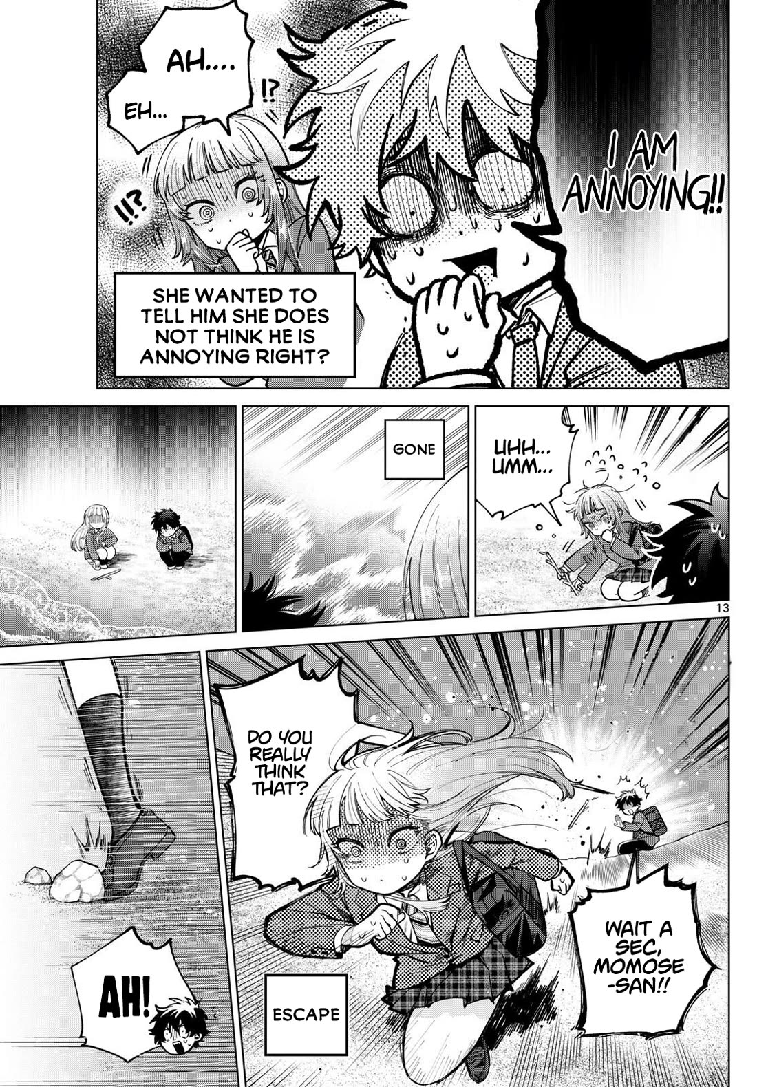 Momose Akira's First Love is a Failure. Chapter 7 page 13 - Chapter 7: Improvising by the Seaside