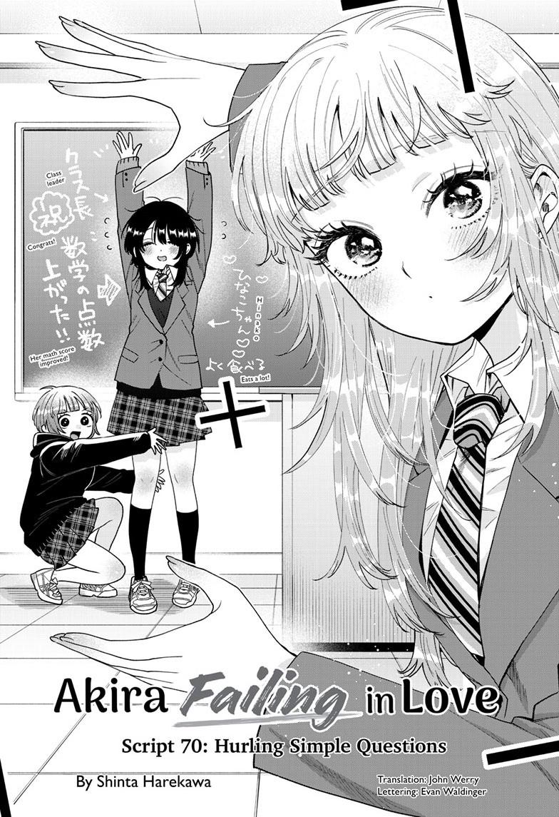 Momose Akira's First Love is a Failure. Chapter 70 page 1 - Chapter 70
