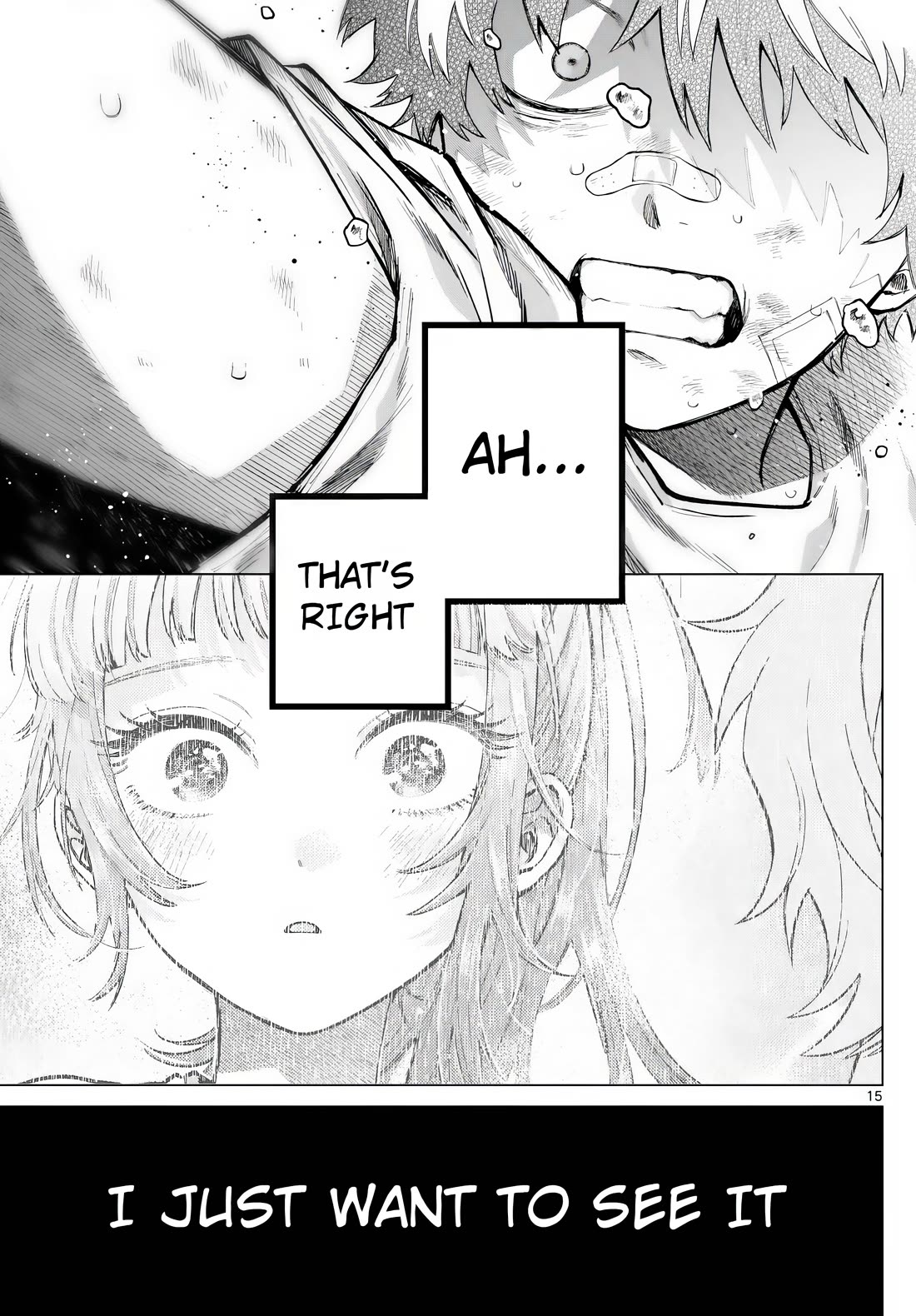 Momose Akira's First Love is a Failure. Chapter 9 page 15 - Chapter 9: Emotions Mid-jump