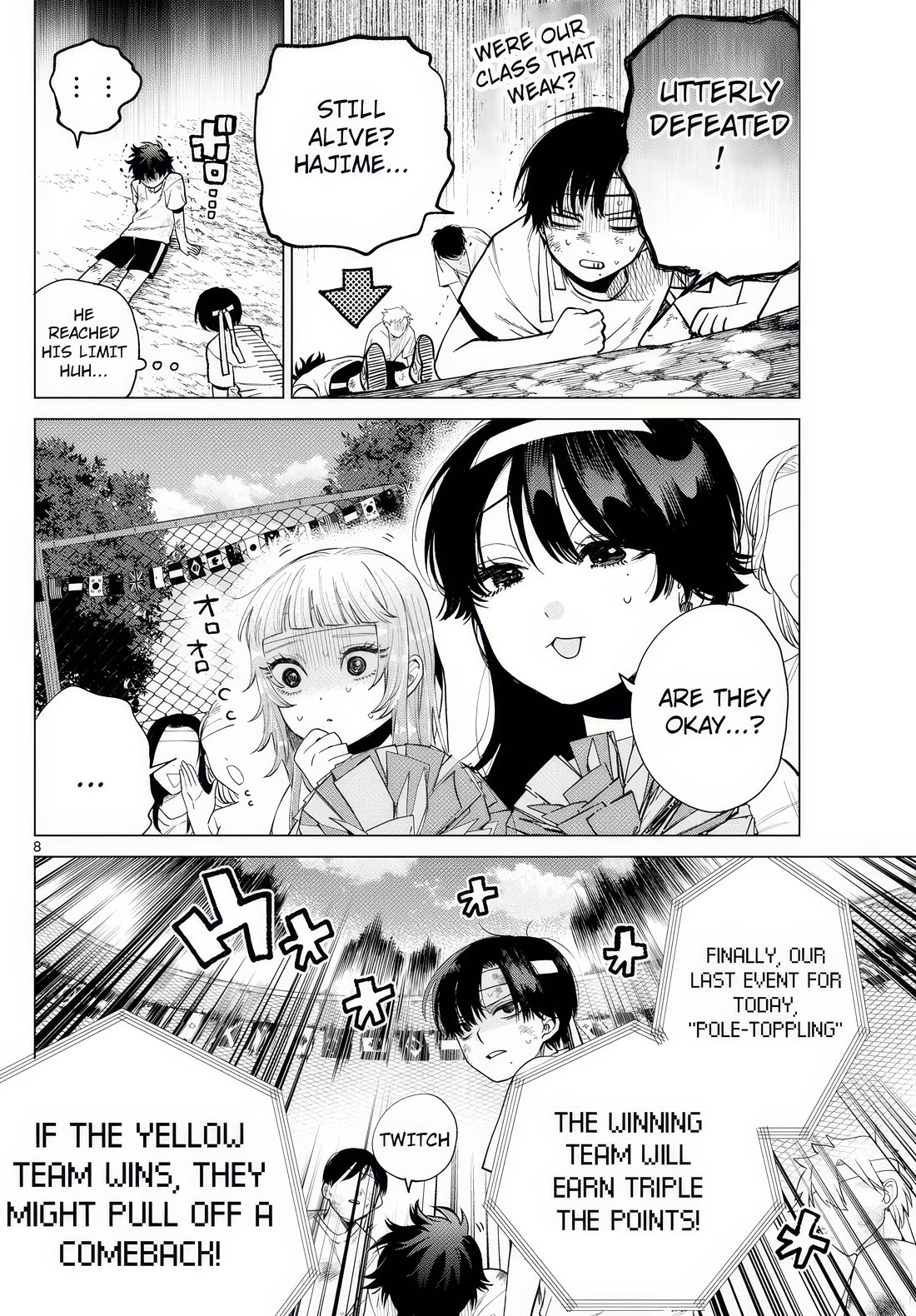 Momose Akira's First Love is a Failure. Chapter 9 page 8 - Chapter 9: Emotions Mid-jump
