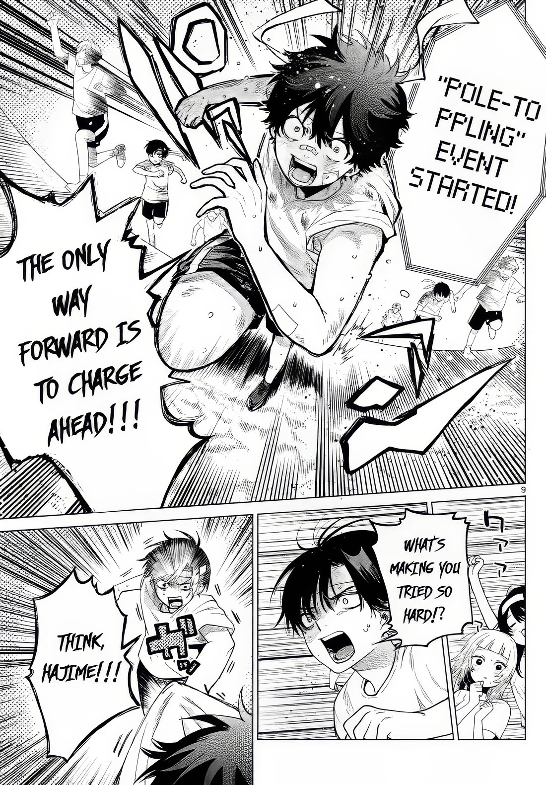 Momose Akira's First Love is a Failure. Chapter 9 page 9 - Chapter 9: Emotions Mid-jump