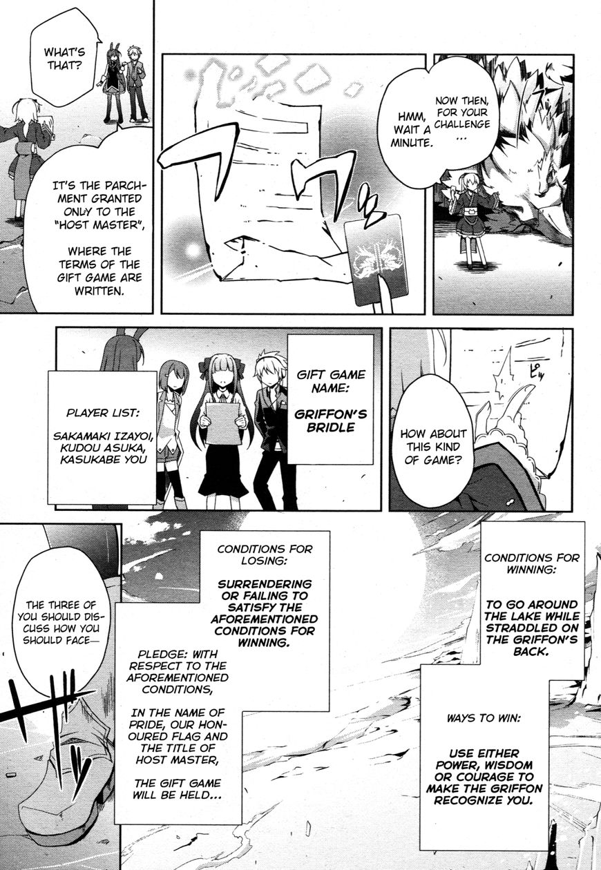 Mondaijitachi ga Isekai kara Kuru sou desu yo? Chapter 3 page 7 - Chapter 3: The First Gift Game
