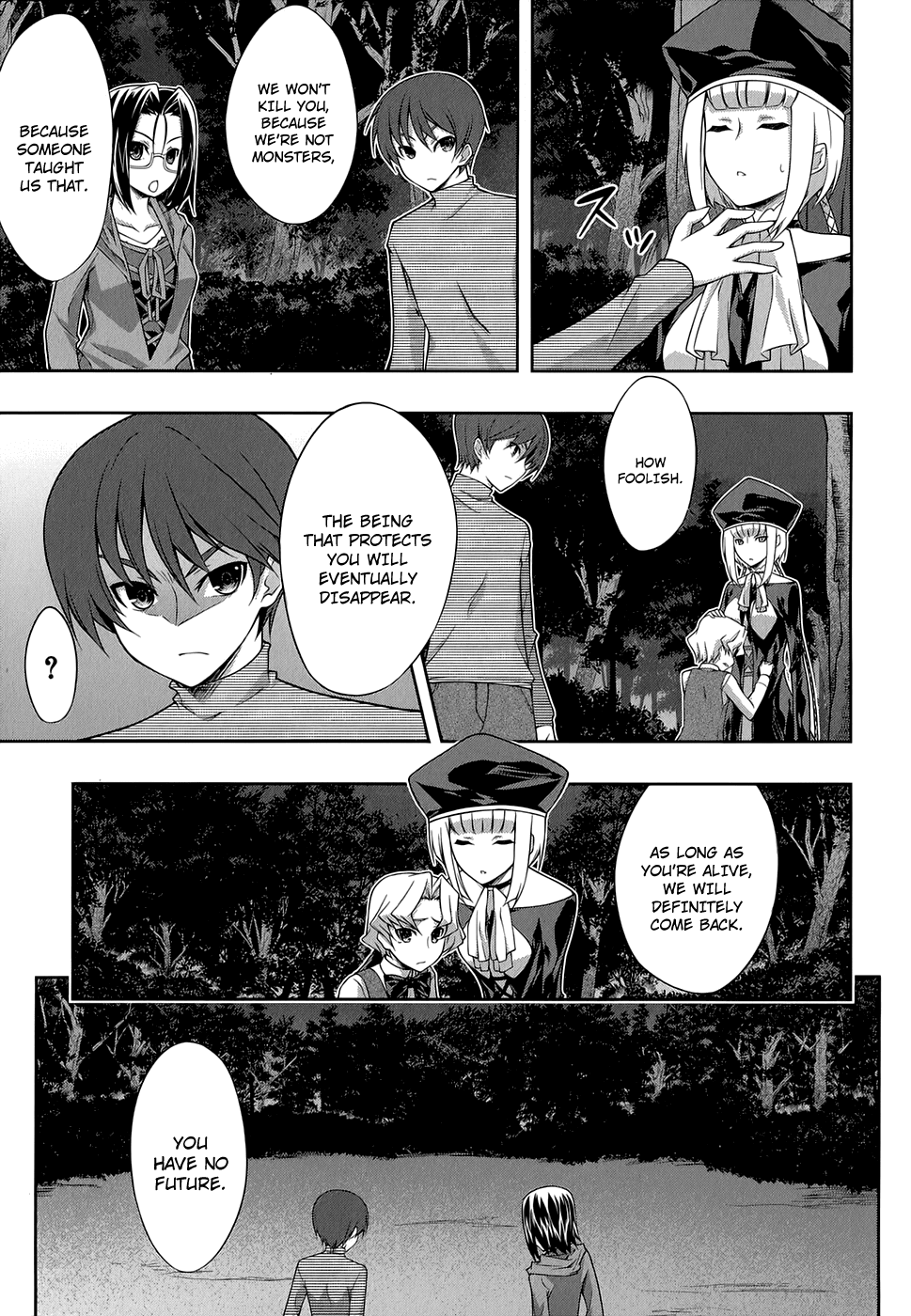 Mondlicht - Tsuki no Tsubasa Chapter 32 page 18 - Chapter 32: Confrontation: F11 vs F01