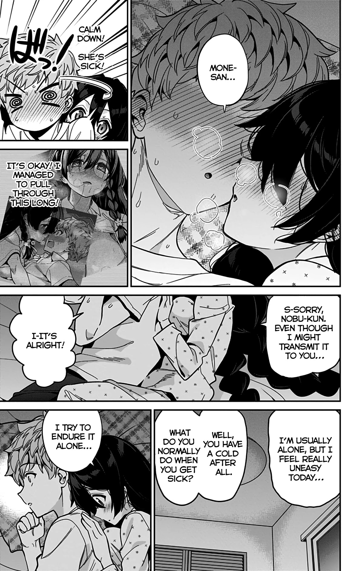 Mone-san no Majime Sugiru Tsukiaikata Chapter 47 page 10 - Chapter 47: Taking Care Part 2