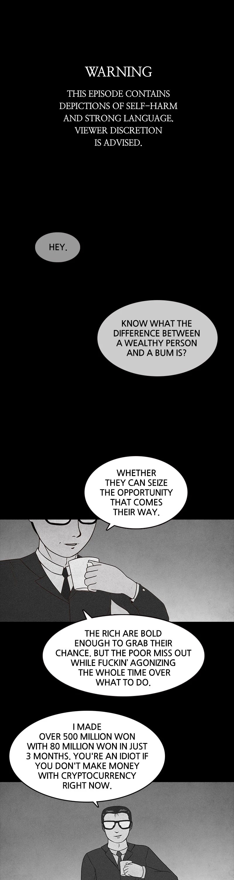 Money Game Chapter 1 page 1 - Chapter 1: Episode 1