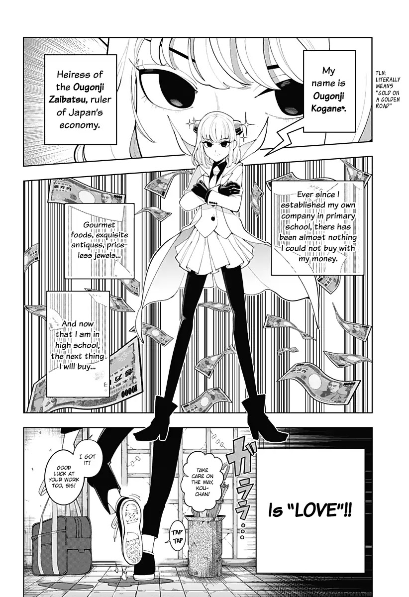 Money, Romance and Me Chapter 0 page 2 - Chapter 0: Oneshot