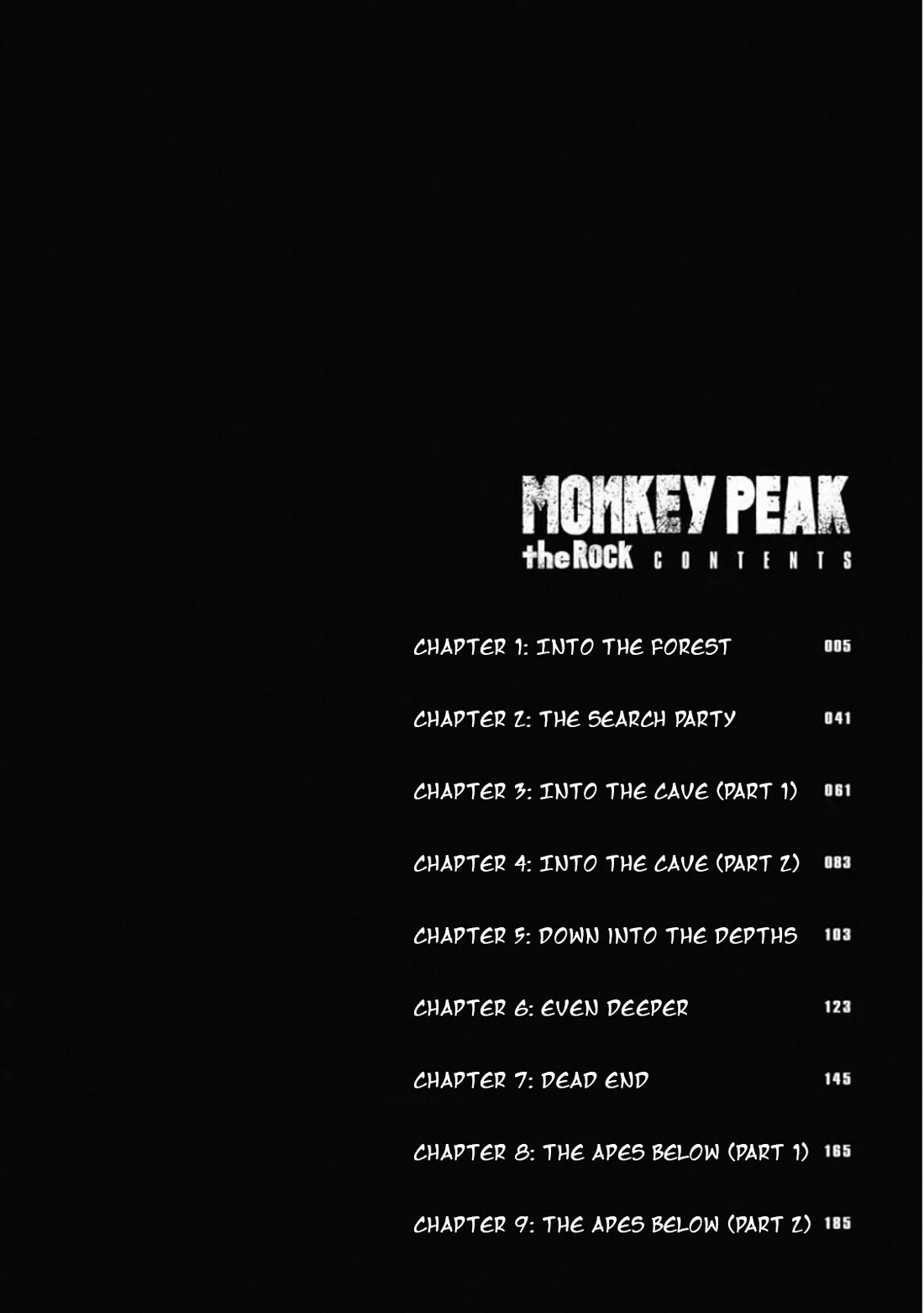 Monkey Peak the Rock Chapter 1 page 6 - Chapter 1: Into the forest
