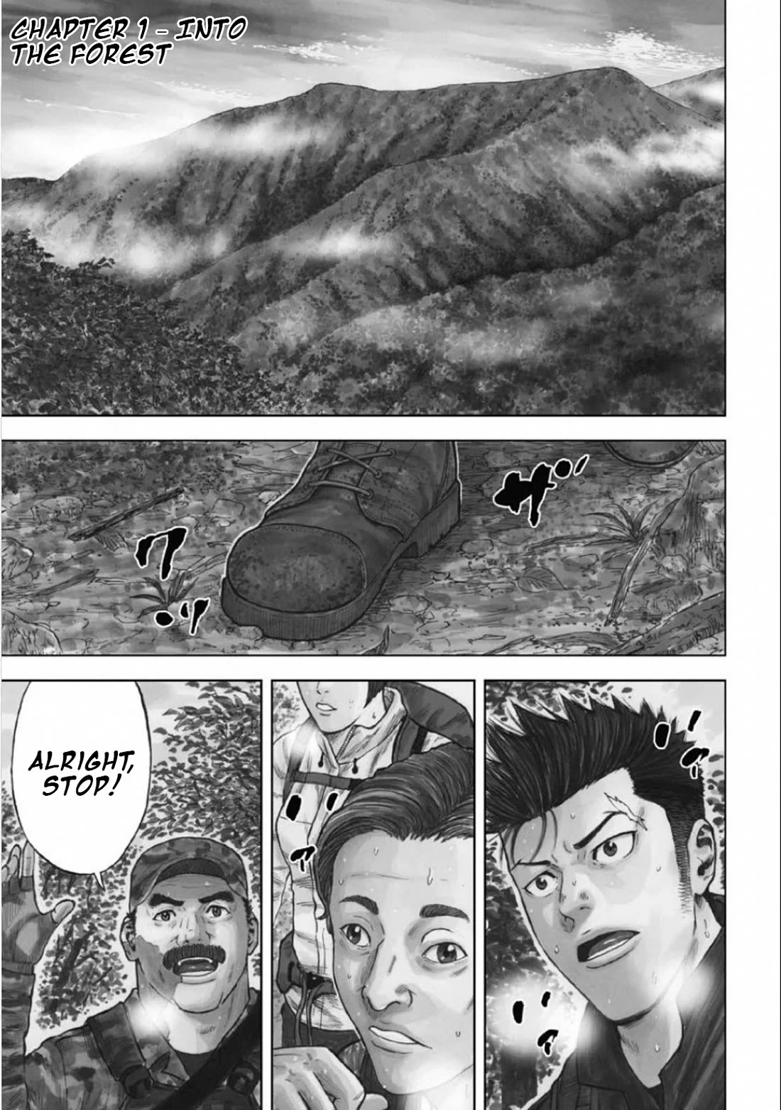 Monkey Peak the Rock Chapter 1 page 7 - Chapter 1: Into the forest