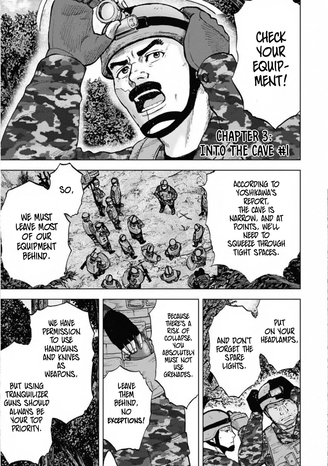 Monkey Peak the Rock Chapter 3 page 2 - Chapter 3: Into the cave #1
