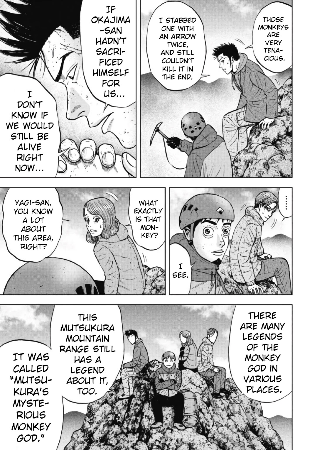 Monkey Peak Chapter 44 page 3 - Chapter 44: Niemon-Iwa (Part 3)