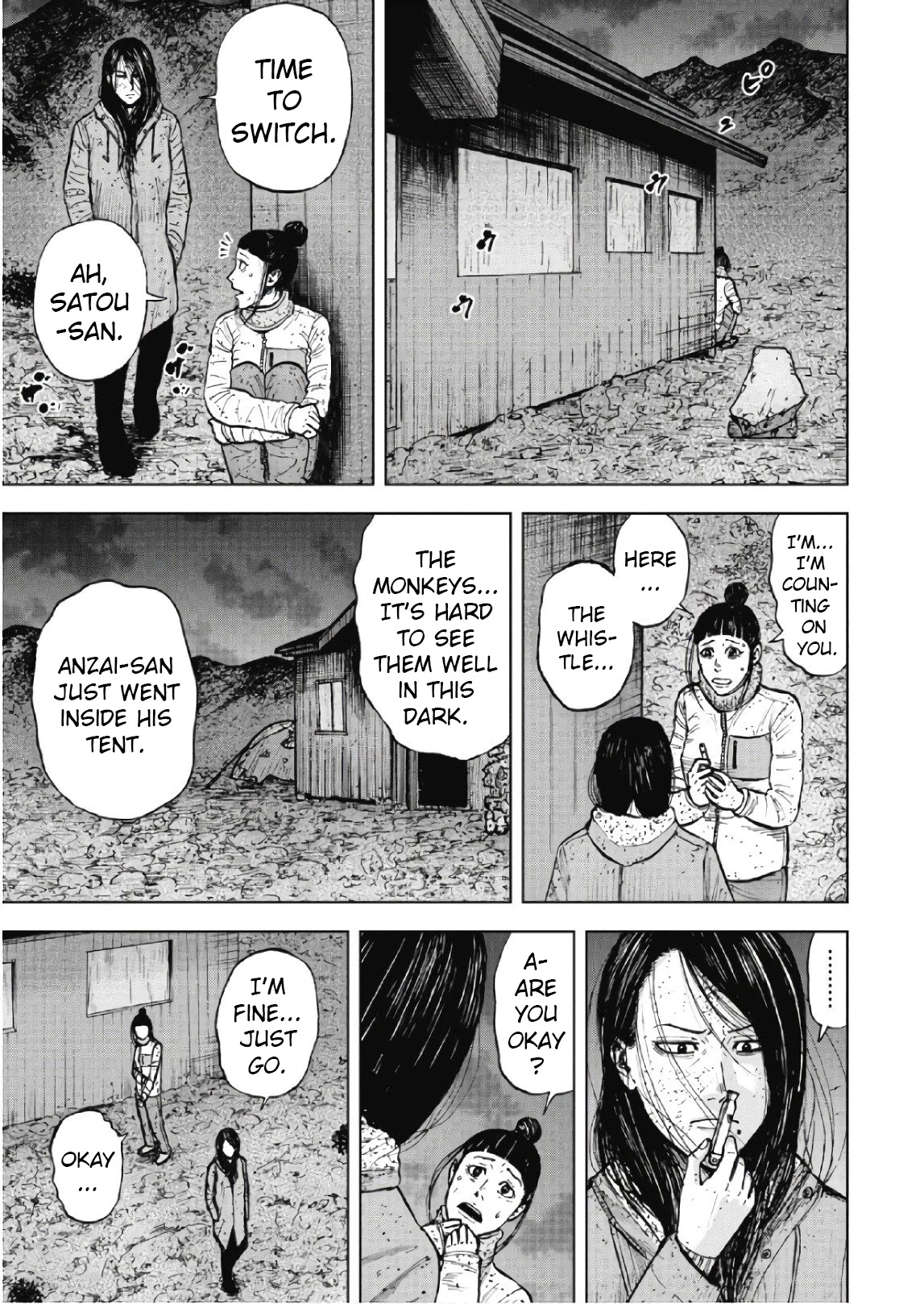 Monkey Peak Chapter 54 page 13 - Chapter 54: Mitsukura Cabin (Part 4)
