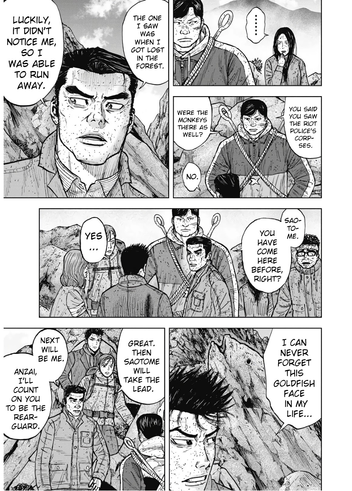 Monkey Peak Chapter 87 page 3 - Chapter 87: Saw Blade Crossing