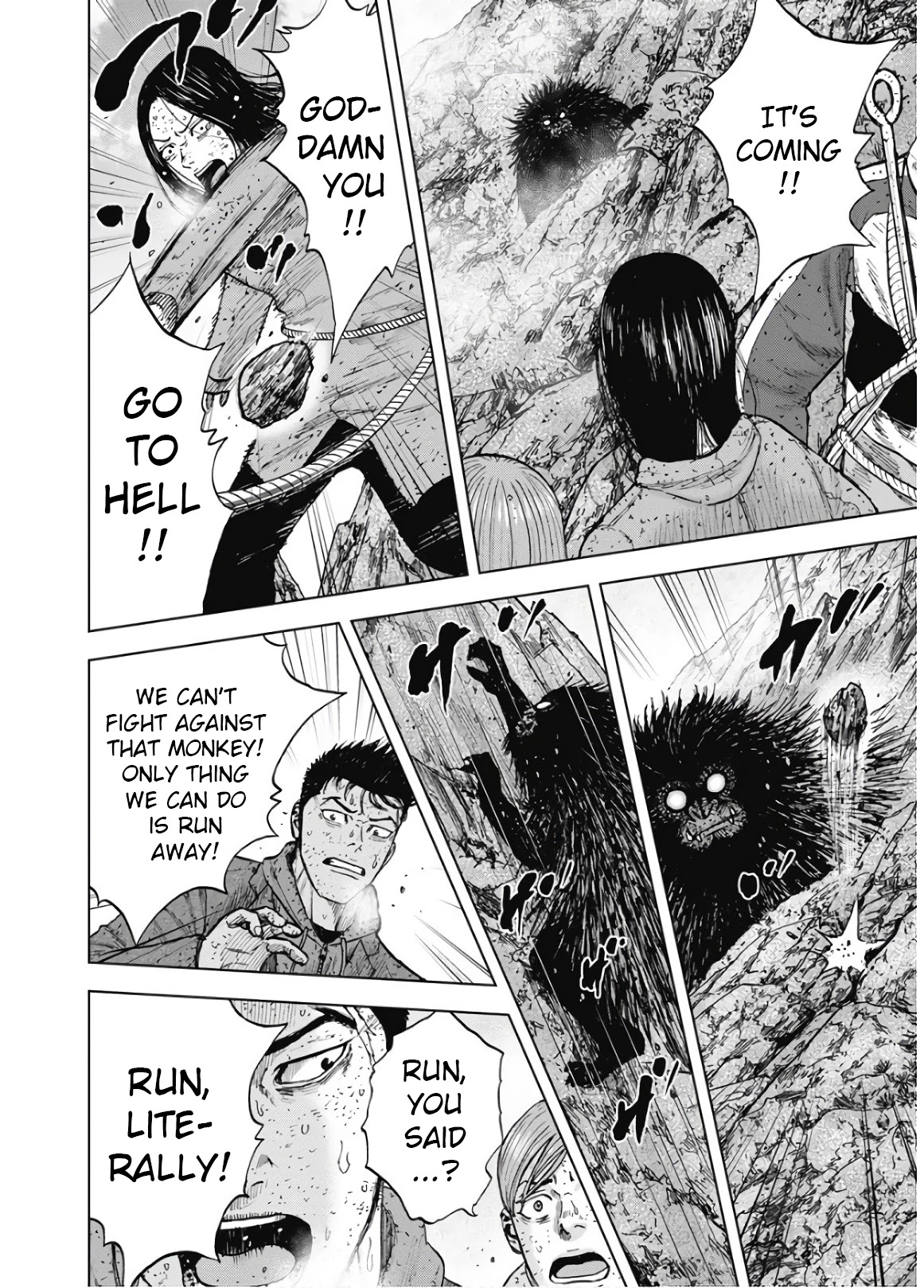 Monkey Peak Chapter 88 page 4 - Chapter 88: Saw Blade Crossing (Part 2)