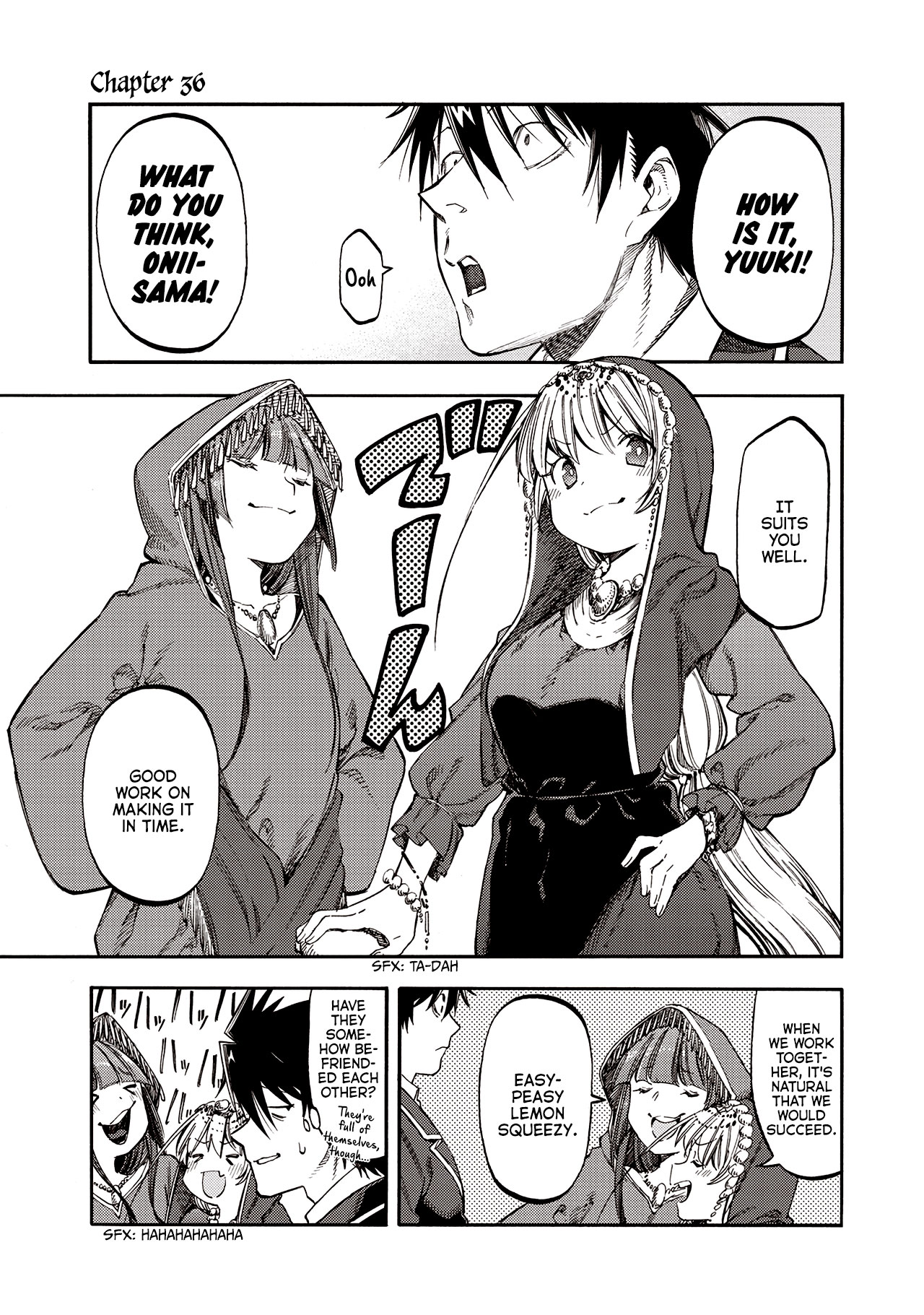 Monku no Tsukeyou ga Nai Rabukome Chapter 36 page 1 - Chapter 36
