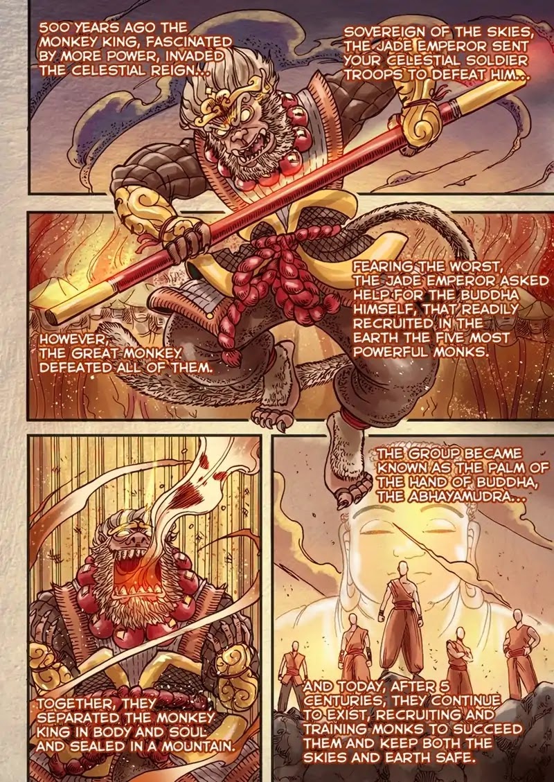 Monkz Chapter 1 page 1 - Chapter 1: The Era of Monks Begins