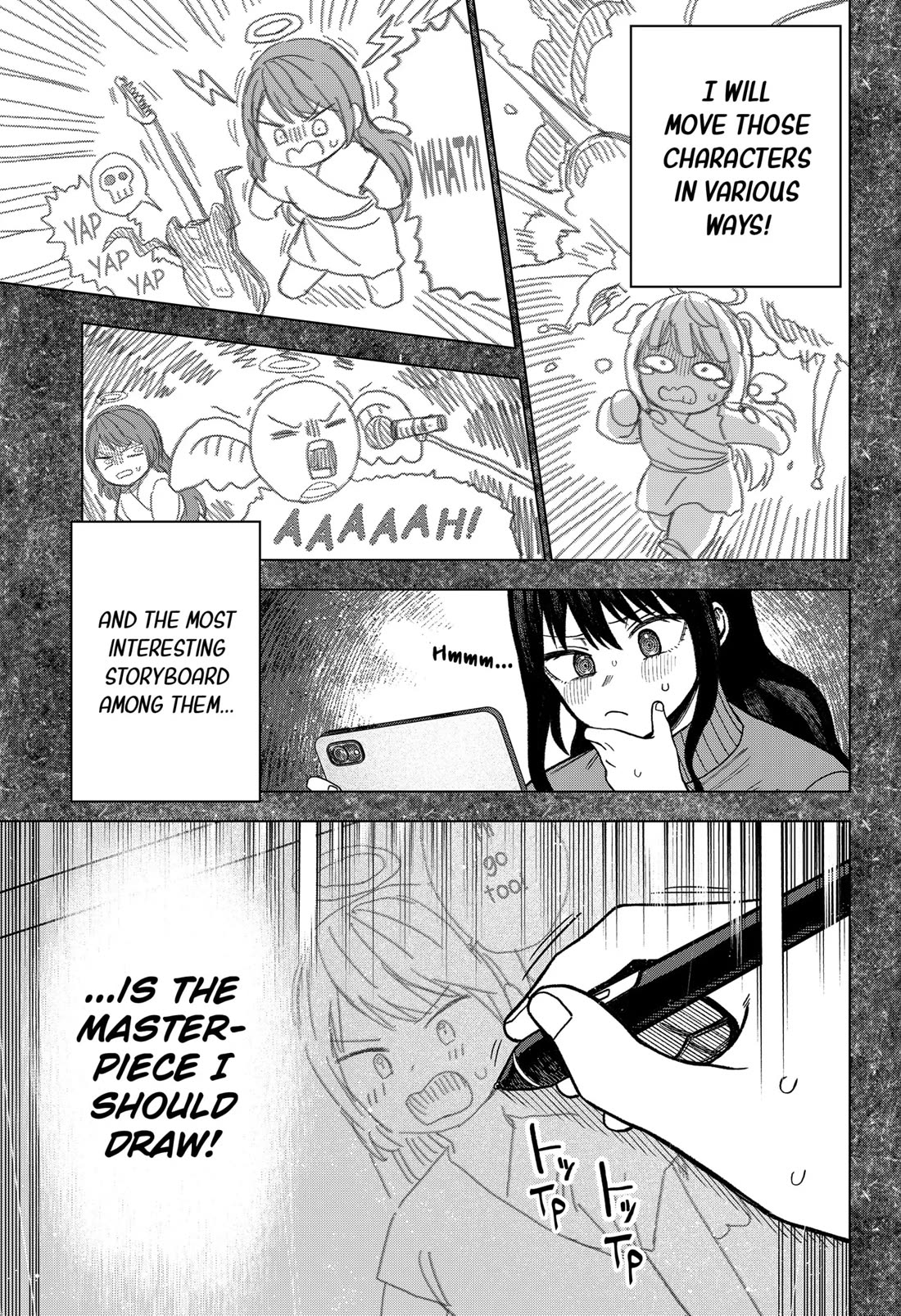 Monochrome Days Chapter 11 page 16 - Chapter 11: What Struggles in the Dark