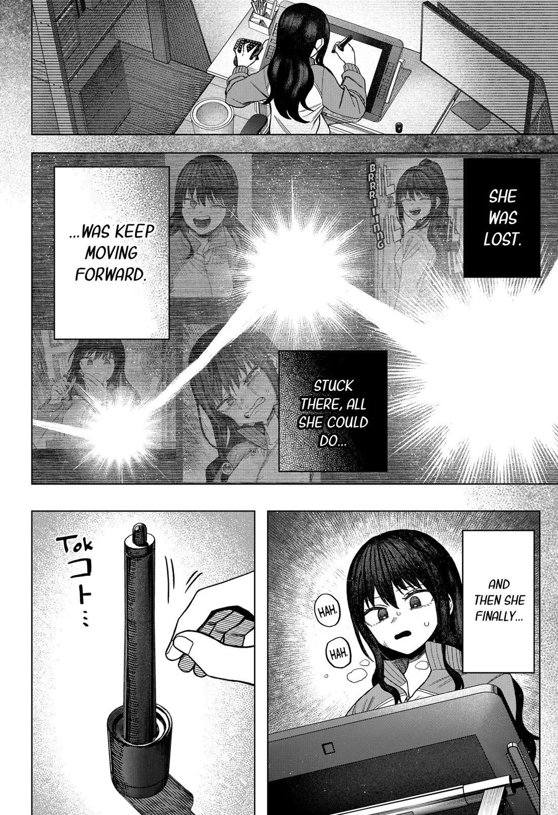 Monochrome Days Chapter 11 page 17 - Chapter 11: What Struggles in the Dark