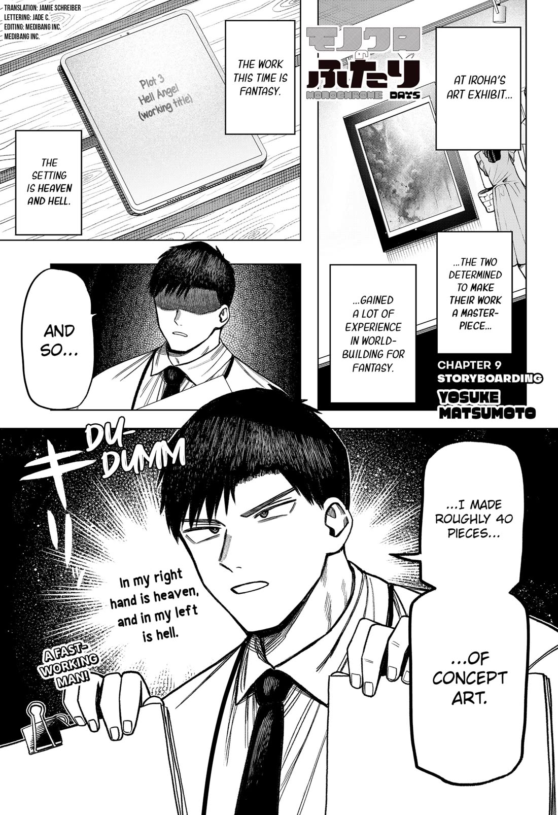 Monochrome Days Chapter 9 page 1 - Chapter 9