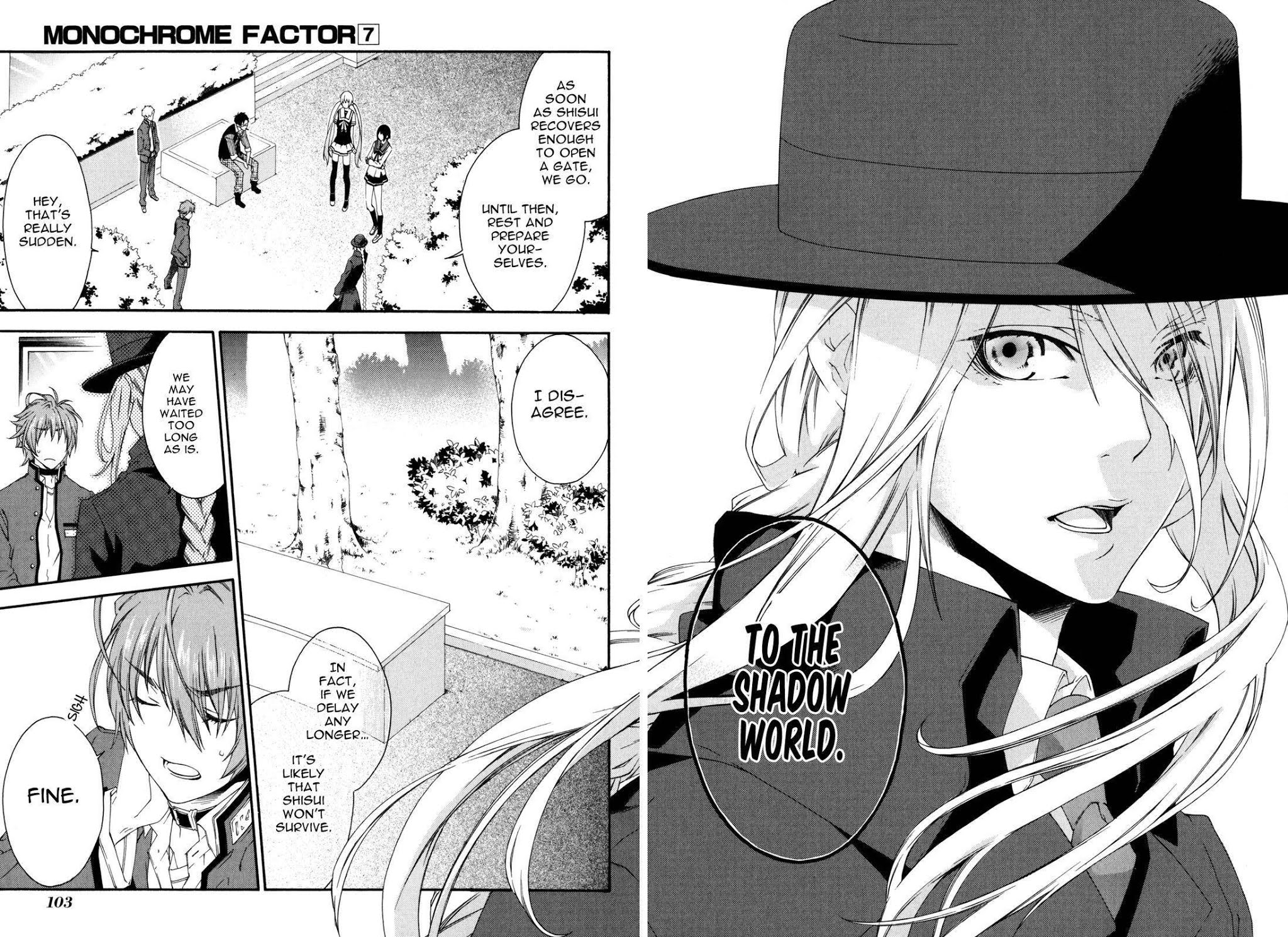 Monochrome Factor Chapter 35 page 16 - Chapter 35: Shisui