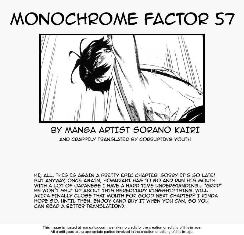Monochrome Factor Chapter 57 page 1 - Chapter 57