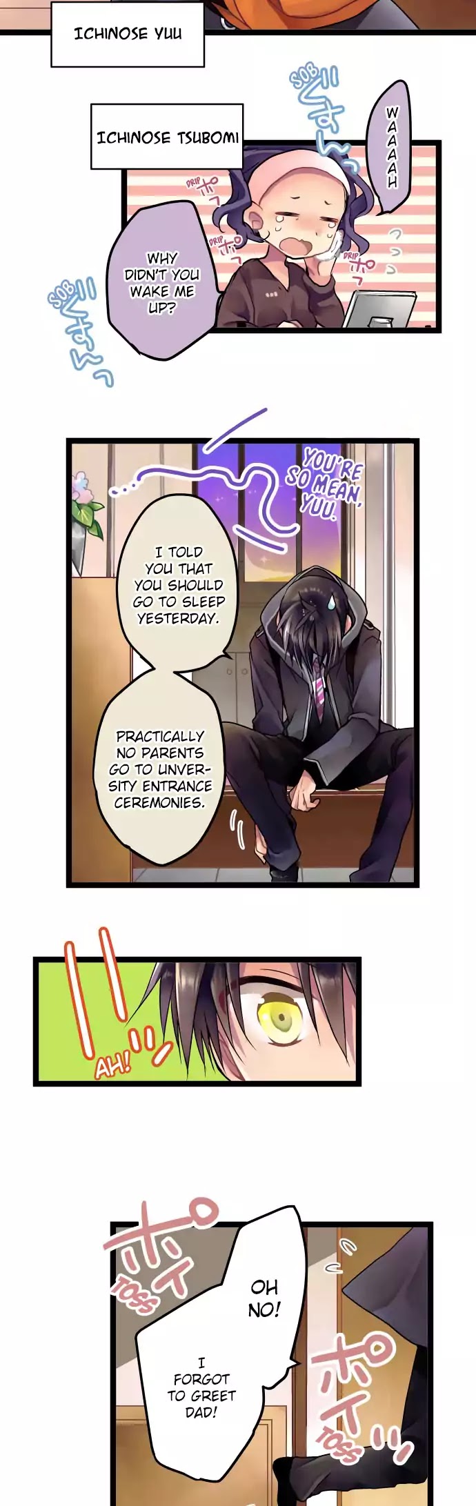 Monochrome Lovers Chapter 1 page 10 - Chapter 1: Day of Beginnings -Prologue-