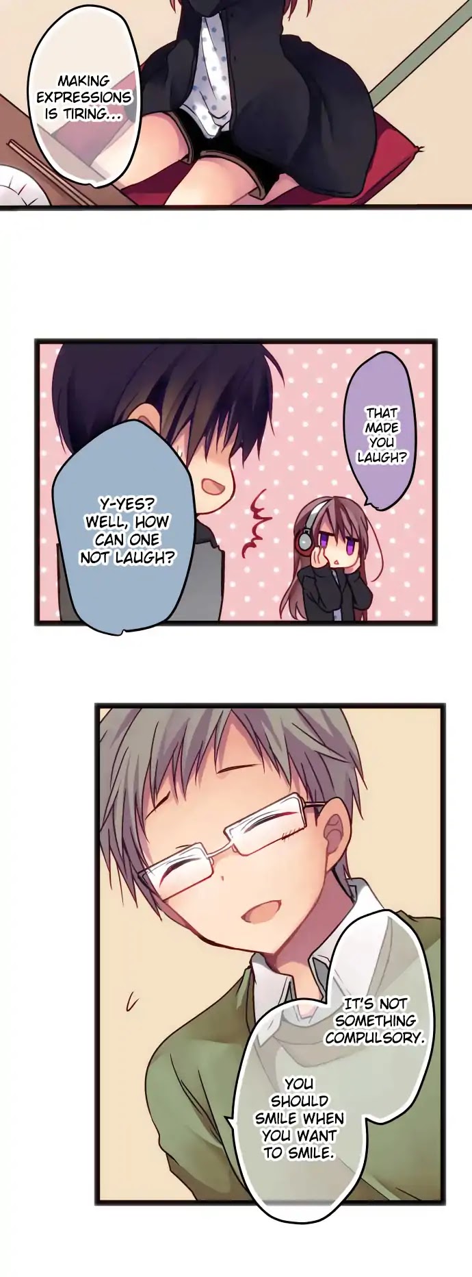 Monochrome Lovers Chapter 14 page 13 - Chapter 14: I think you should try smiling