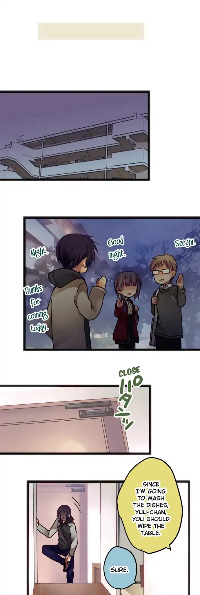 Monochrome Lovers Chapter 15 page 14 - Chapter 15: When I'm here, I have peace of mind