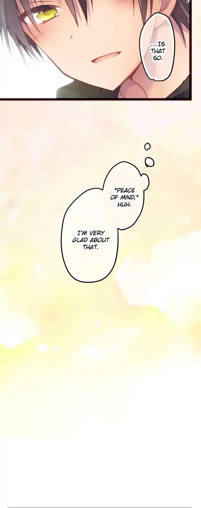 Monochrome Lovers Chapter 15 page 20 - Chapter 15: When I'm here, I have peace of mind