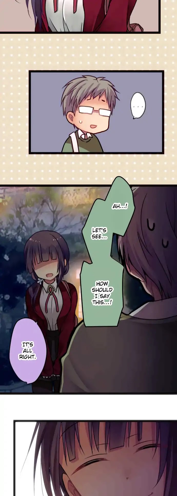 Monochrome Lovers Chapter 15 page 22 - Chapter 15: When I'm here, I have peace of mind