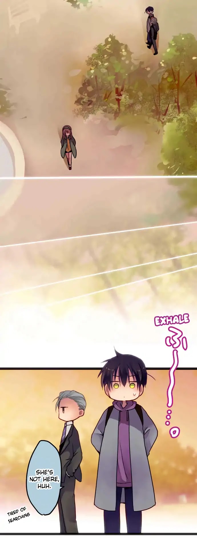Monochrome Lovers Chapter 18 page 12 - Chapter 18: Just Now, Did You Smile?