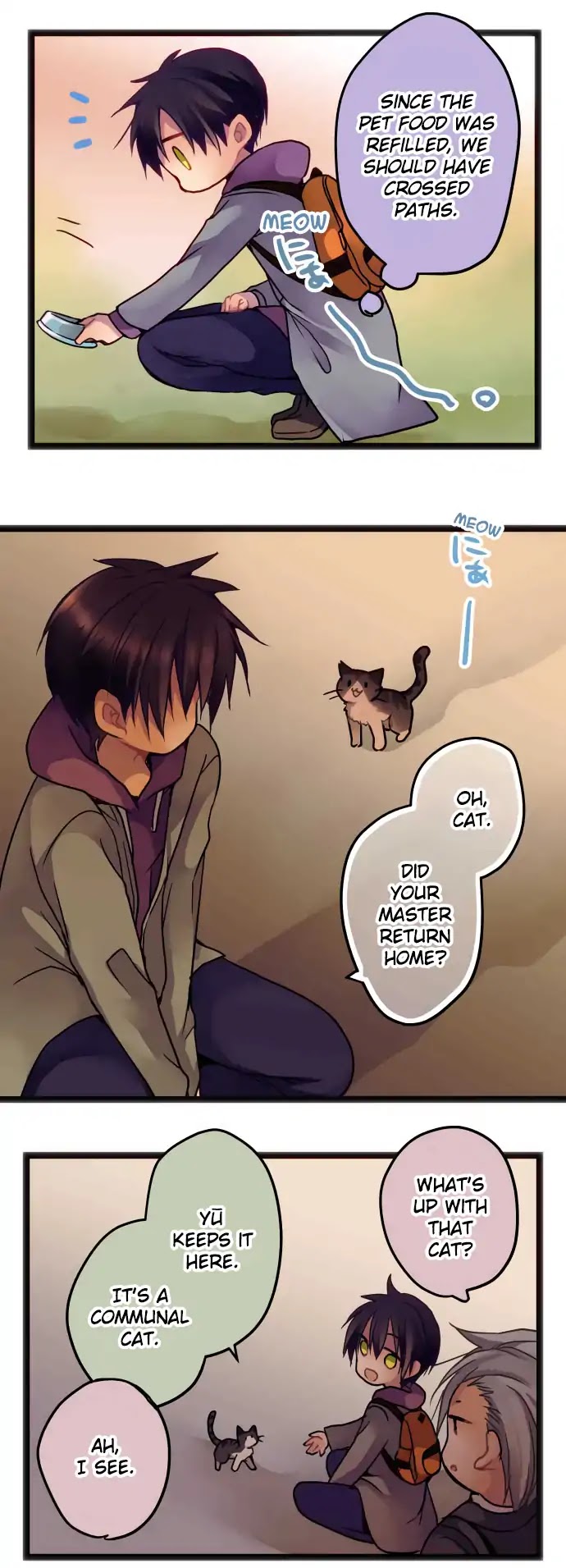 Monochrome Lovers Chapter 18 page 13 - Chapter 18: Just Now, Did You Smile?