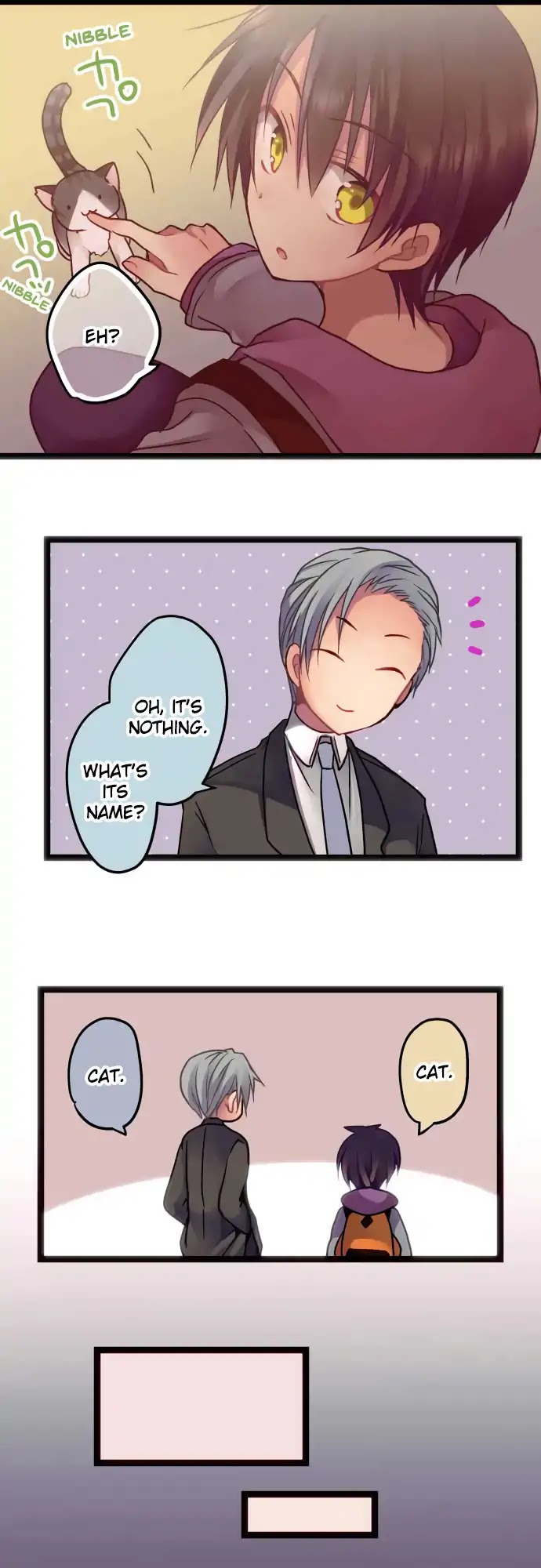 Monochrome Lovers Chapter 18 page 15 - Chapter 18: Just Now, Did You Smile?