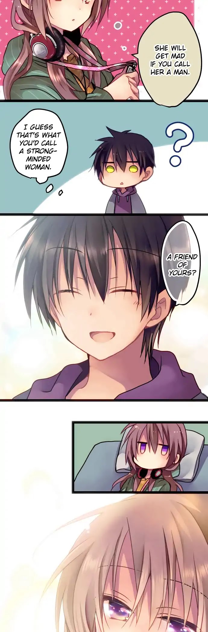 Monochrome Lovers Chapter 18 page 19 - Chapter 18: Just Now, Did You Smile?