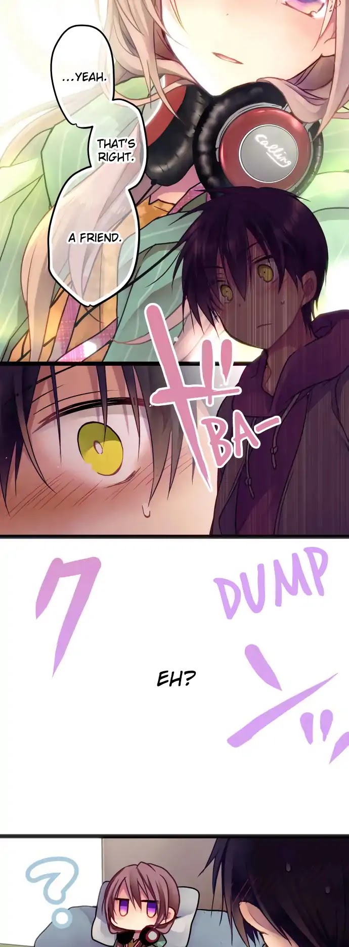 Monochrome Lovers Chapter 18 page 20 - Chapter 18: Just Now, Did You Smile?