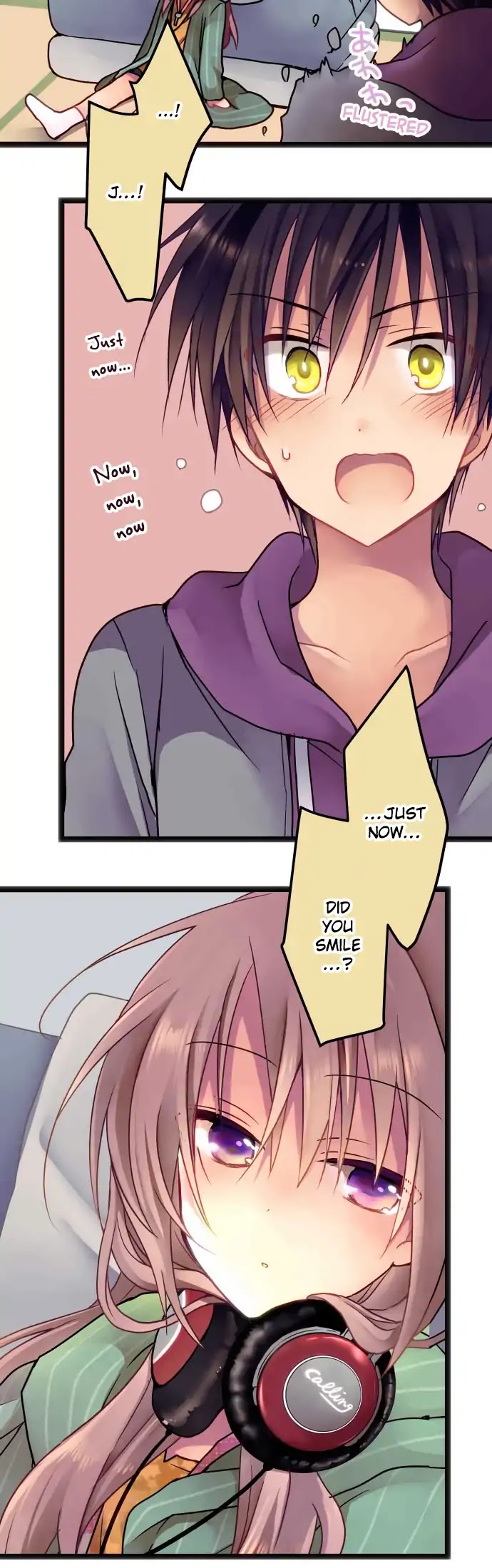 Monochrome Lovers Chapter 18 page 21 - Chapter 18: Just Now, Did You Smile?