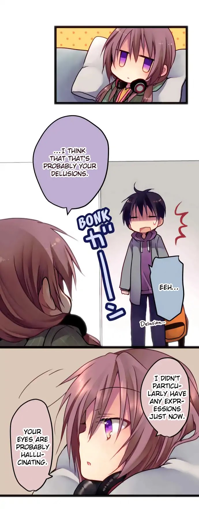 Monochrome Lovers Chapter 18 page 22 - Chapter 18: Just Now, Did You Smile?