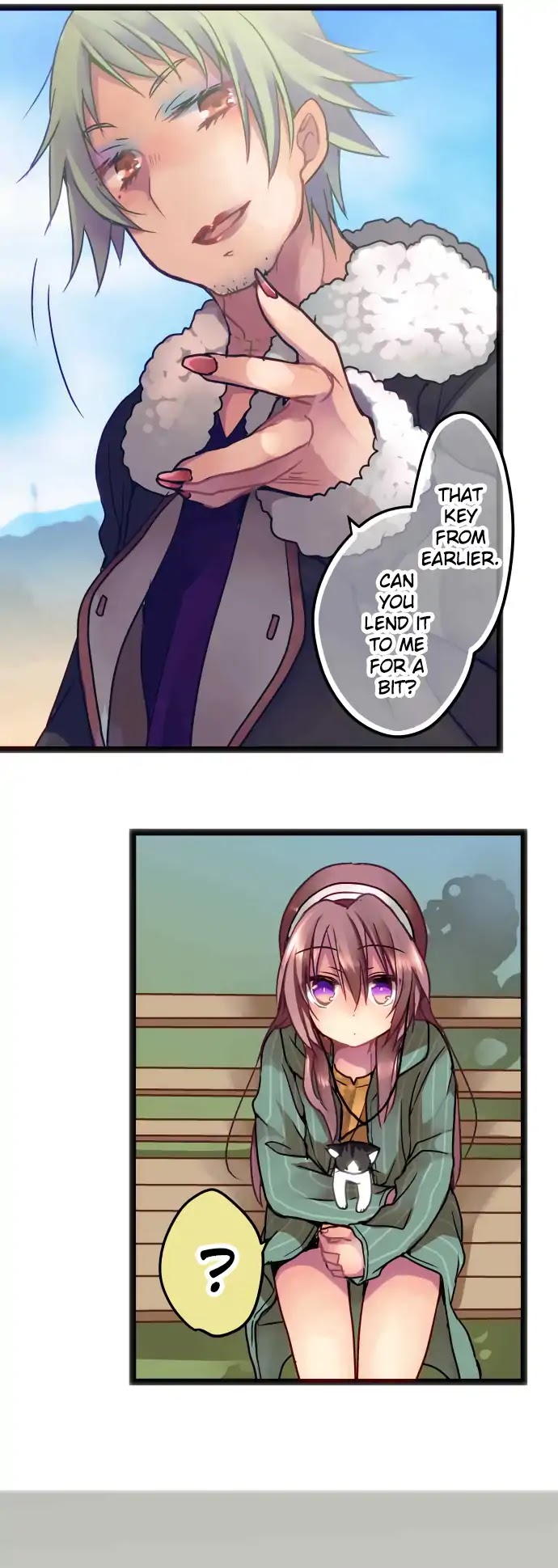 Monochrome Lovers Chapter 18 page 6 - Chapter 18: Just Now, Did You Smile?