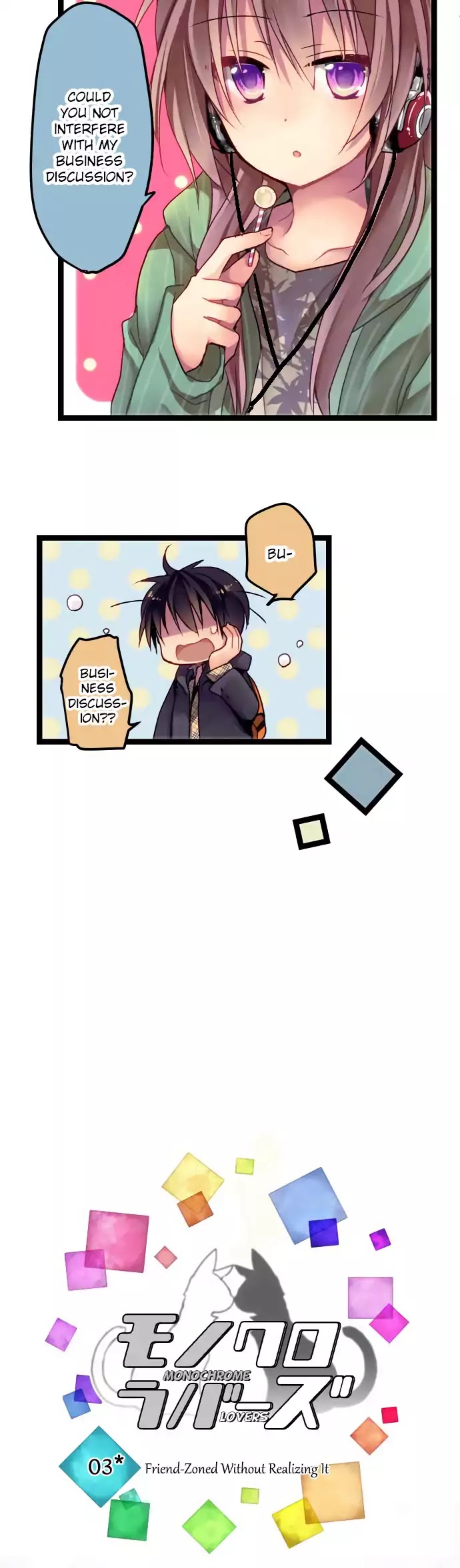 Monochrome Lovers Chapter 3 page 5 - Chapter 3: Friend-Zoned Without Realizing It