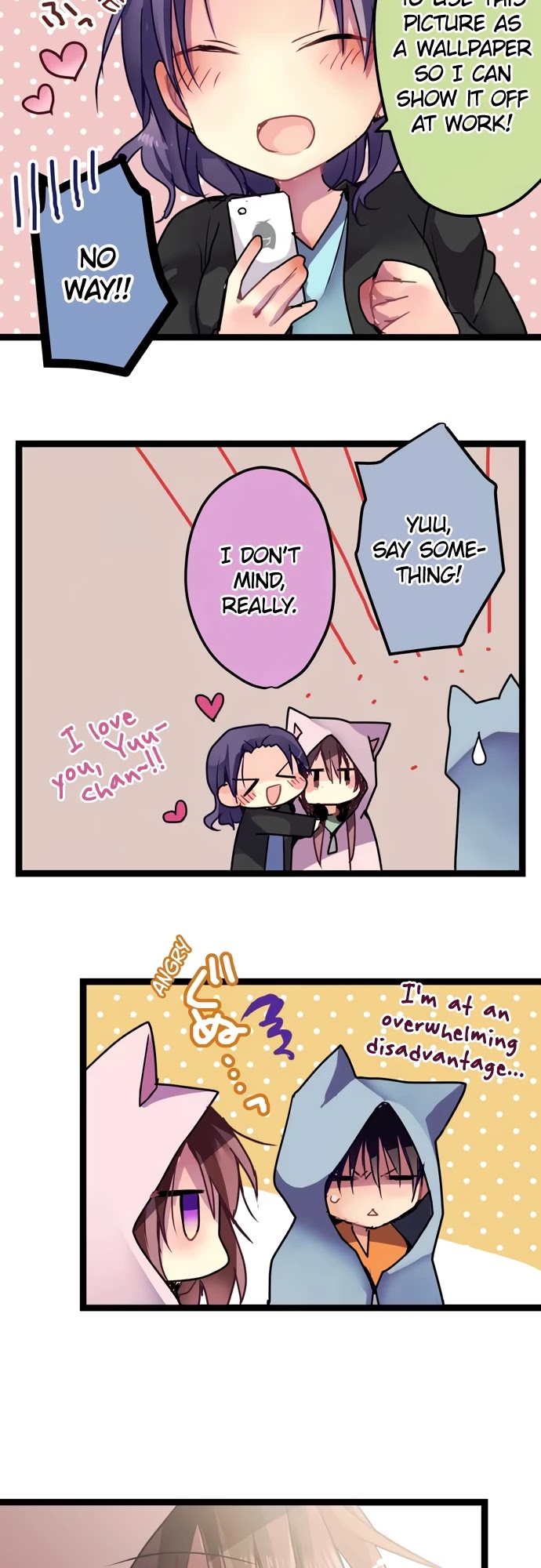 Monochrome Lovers Chapter 33.5 page 18 - Chapter 33.5: I don't mind, really