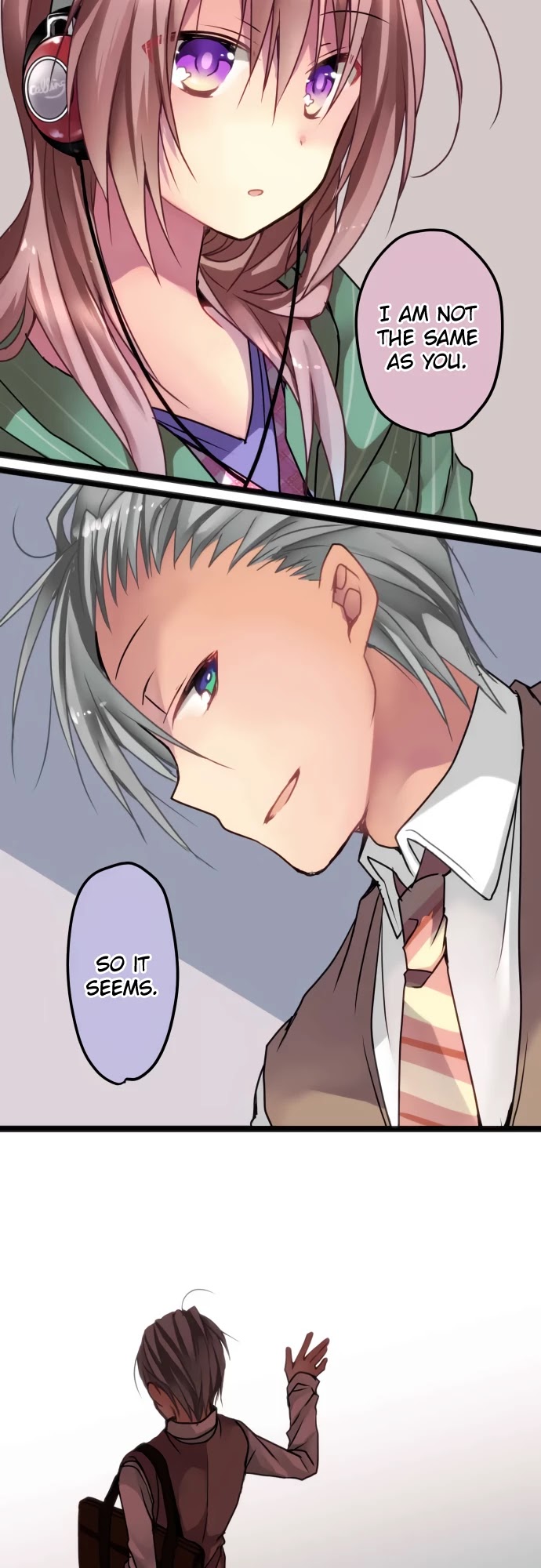 Monochrome Lovers Chapter 37 page 20 - Chapter 37: I am not the same as you