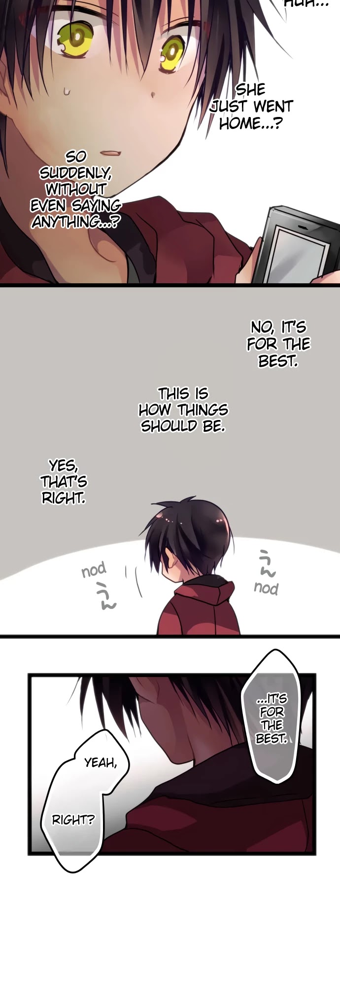 Monochrome Lovers Chapter 39 page 18 - Chapter 39: Then why...