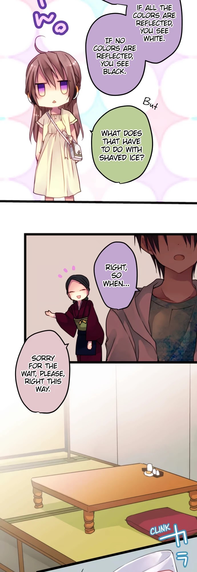 Monochrome Lovers Chapter 42 page 12 - Chapter 42: Is she in a good mood?