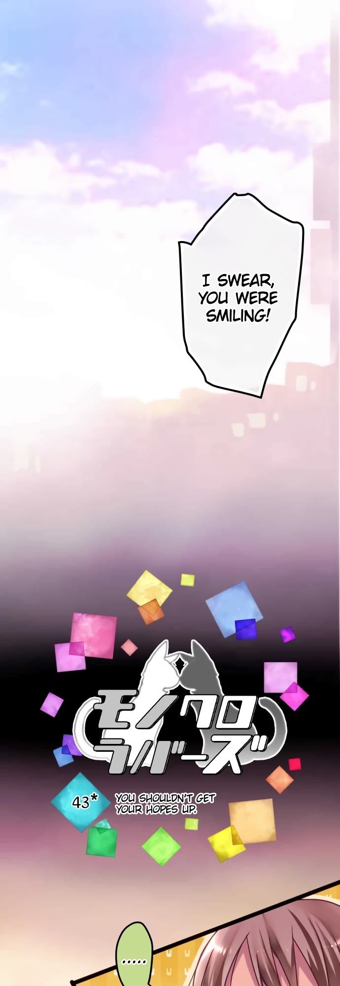 Monochrome Lovers Chapter 43 page 2 - Chapter 43: You shouldn't get your hopes up