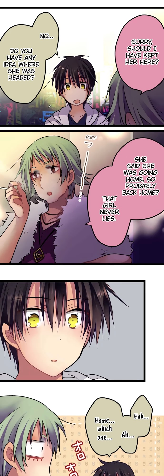 Monochrome Lovers Chapter 48 page 17 - Chapter 48: A lot of visitors