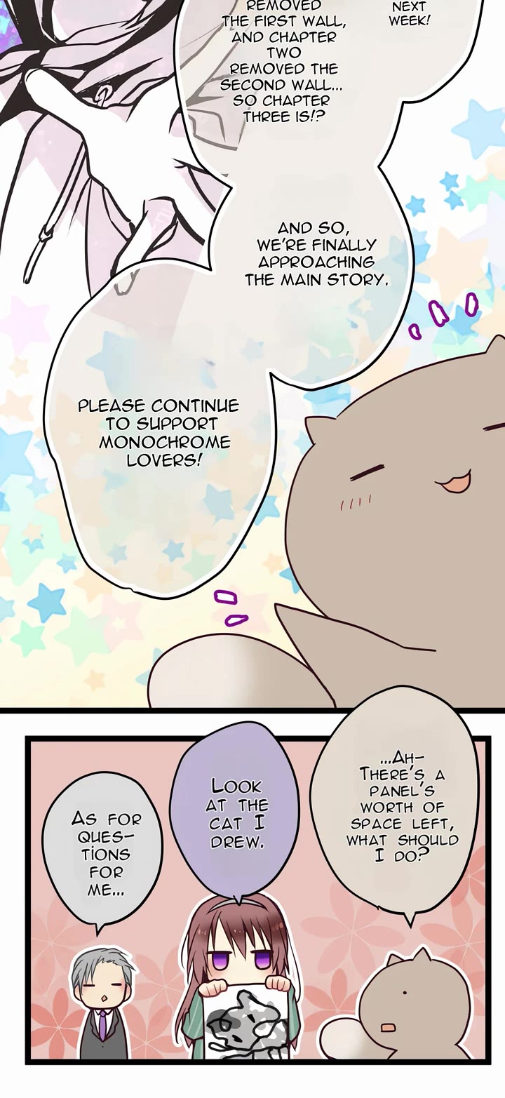 Monochrome Lovers Chapter 55.5 page 12 - Chapter 55.5: EX Monochrome Lovers Q/A